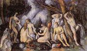 Paul Cezanne The Large Bathers painting